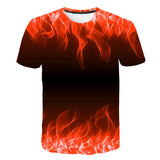 2019 New green Flaming tshirt Men Women t shirt 3d t-shirt Black Tee Casual Top Anime Camiseta Streatwear Short Sleeve Tshirt