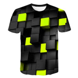 2019 New green Flaming tshirt Men Women t shirt 3d t-shirt Black Tee Casual Top Anime Camiseta Streatwear Short Sleeve Tshirt