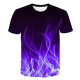 2019 New green Flaming tshirt Men Women t shirt 3d t-shirt Black Tee Casual Top Anime Camiseta Streatwear Short Sleeve Tshirt