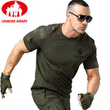 Army T Shirt Military Tshirt Style Tactical T-shirt Urban Men's Green for Men Cargo Uniform Short Sleeved Male Tee TShirt Black